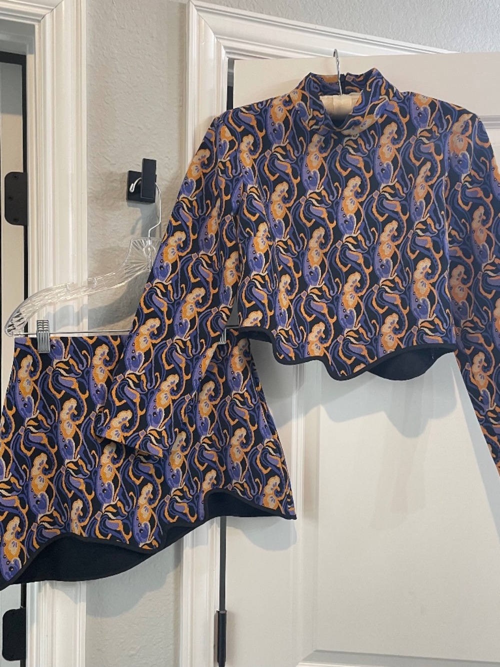 Zara 2-piece miniskirt outfit.  Altered to fit a size 6.